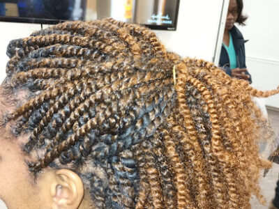 Glamour-chic hair salon