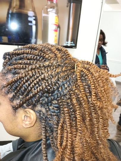 Glamour-chic hair salon