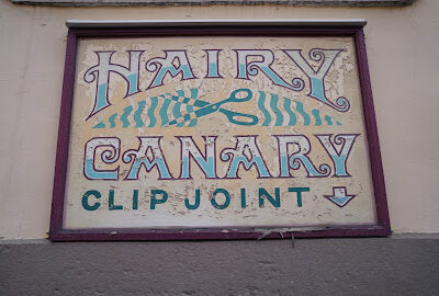 Hairy Canary Clip Joint