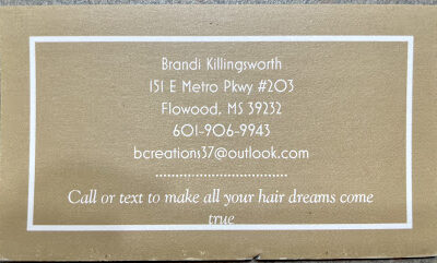 Brandi’s Creations LLC/Brandi Killingsworth