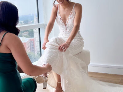 Behind the Bride